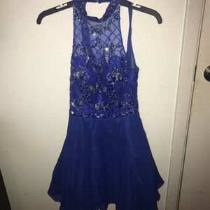 Royal blue dress